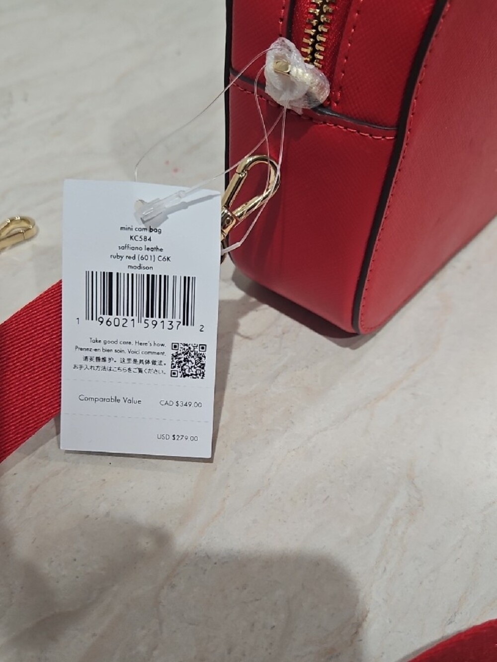 kate spade Red Crossbody Camera Bag - Picture 10 of 10